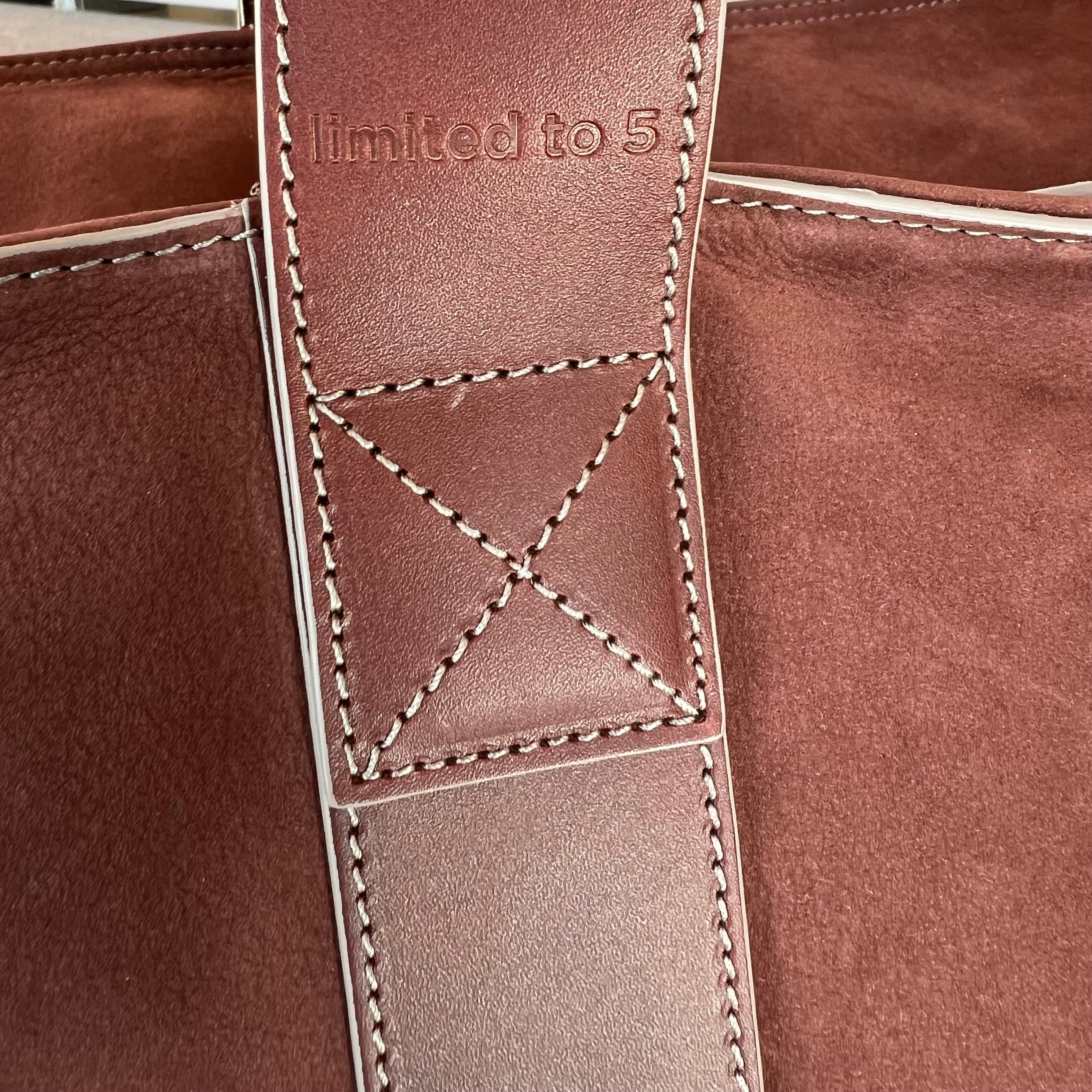 Traveller Bag - Burgundy Nubuck - limited to 5