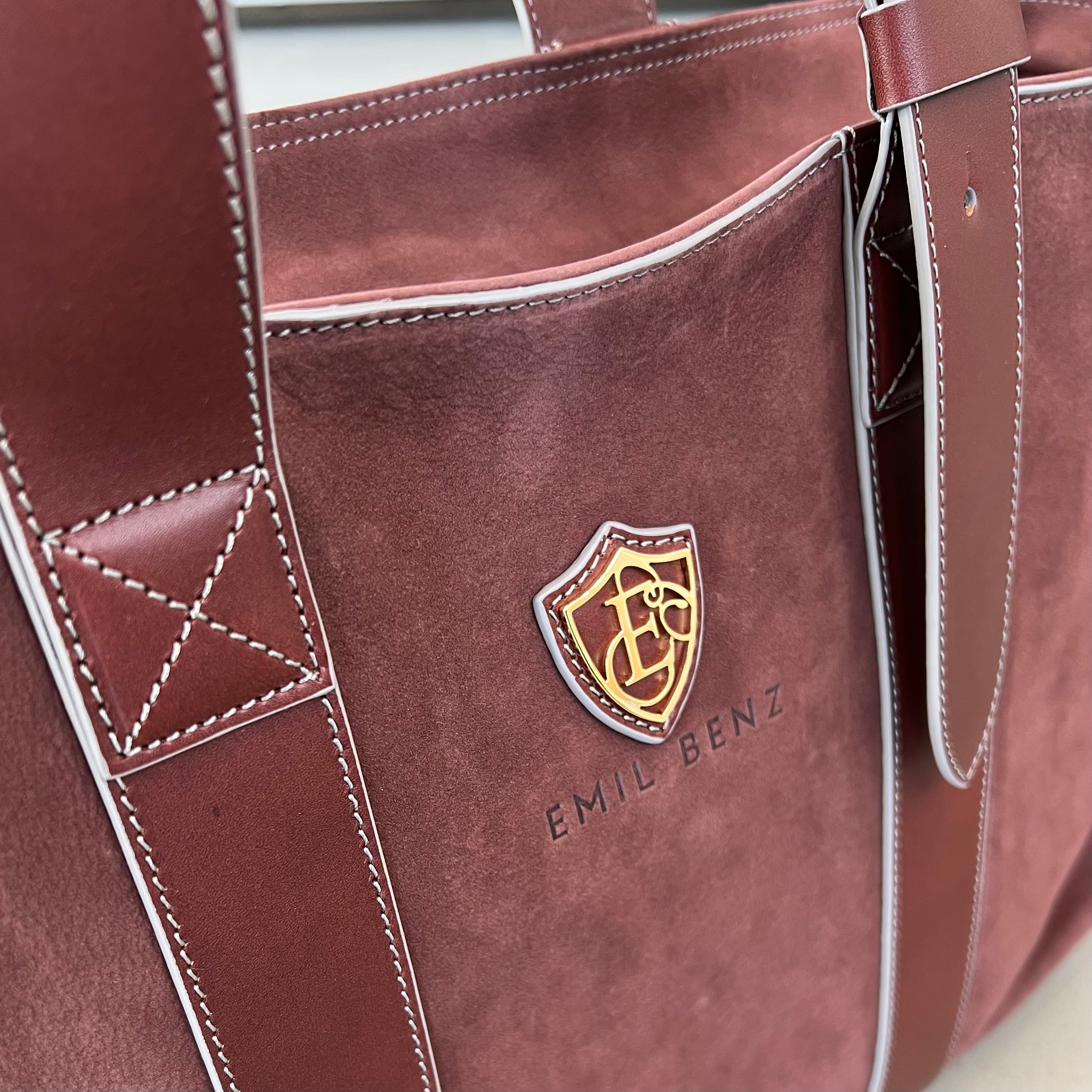 Traveller Bag - Burgundy Nubuck - limited to 5