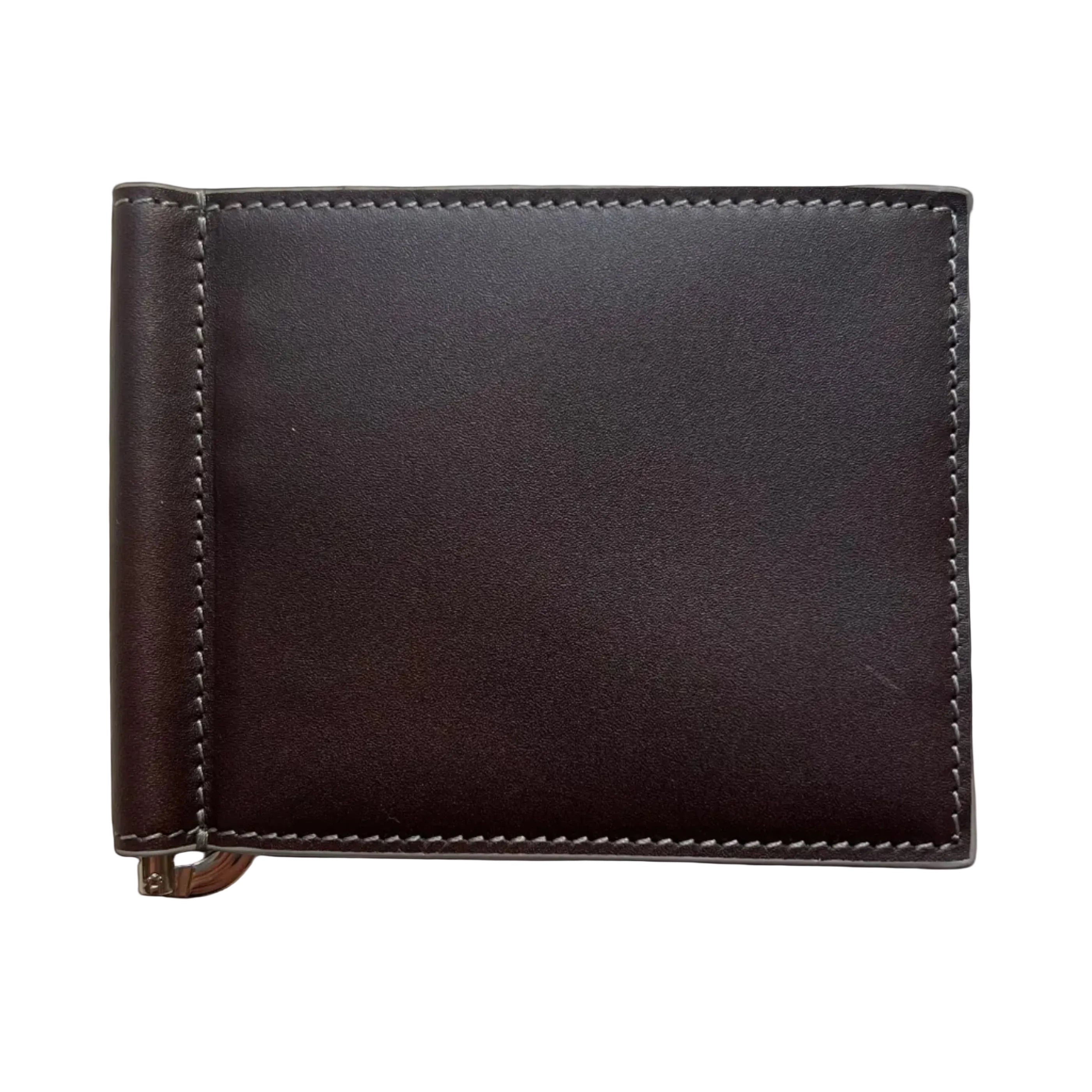 Wallet with Clip - Brown