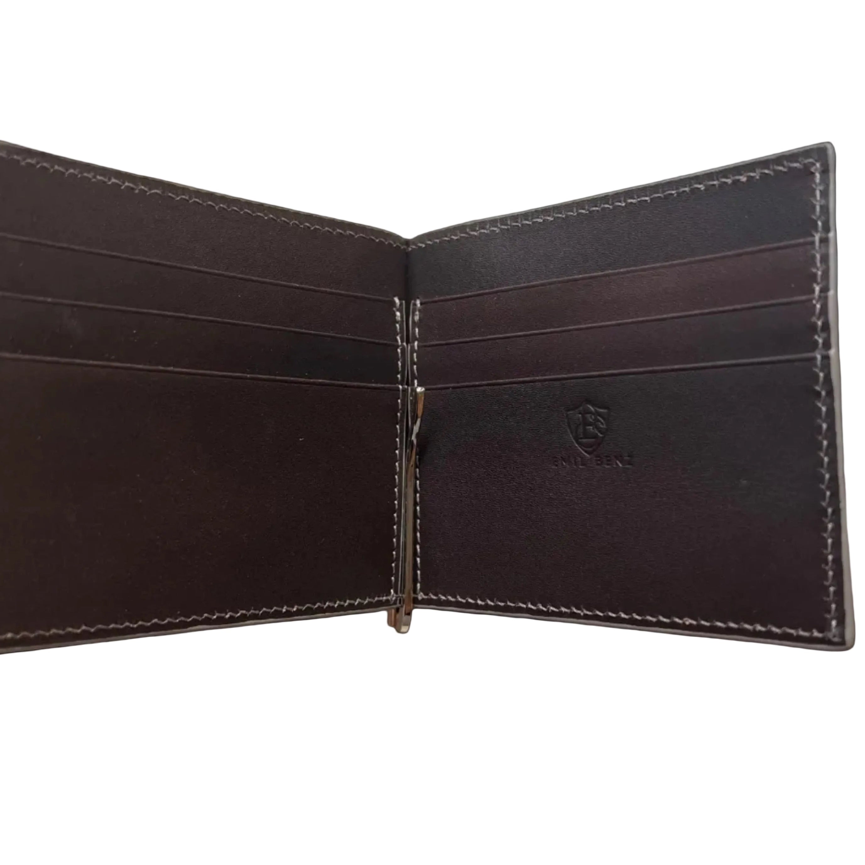 Wallet with Clip - Brown