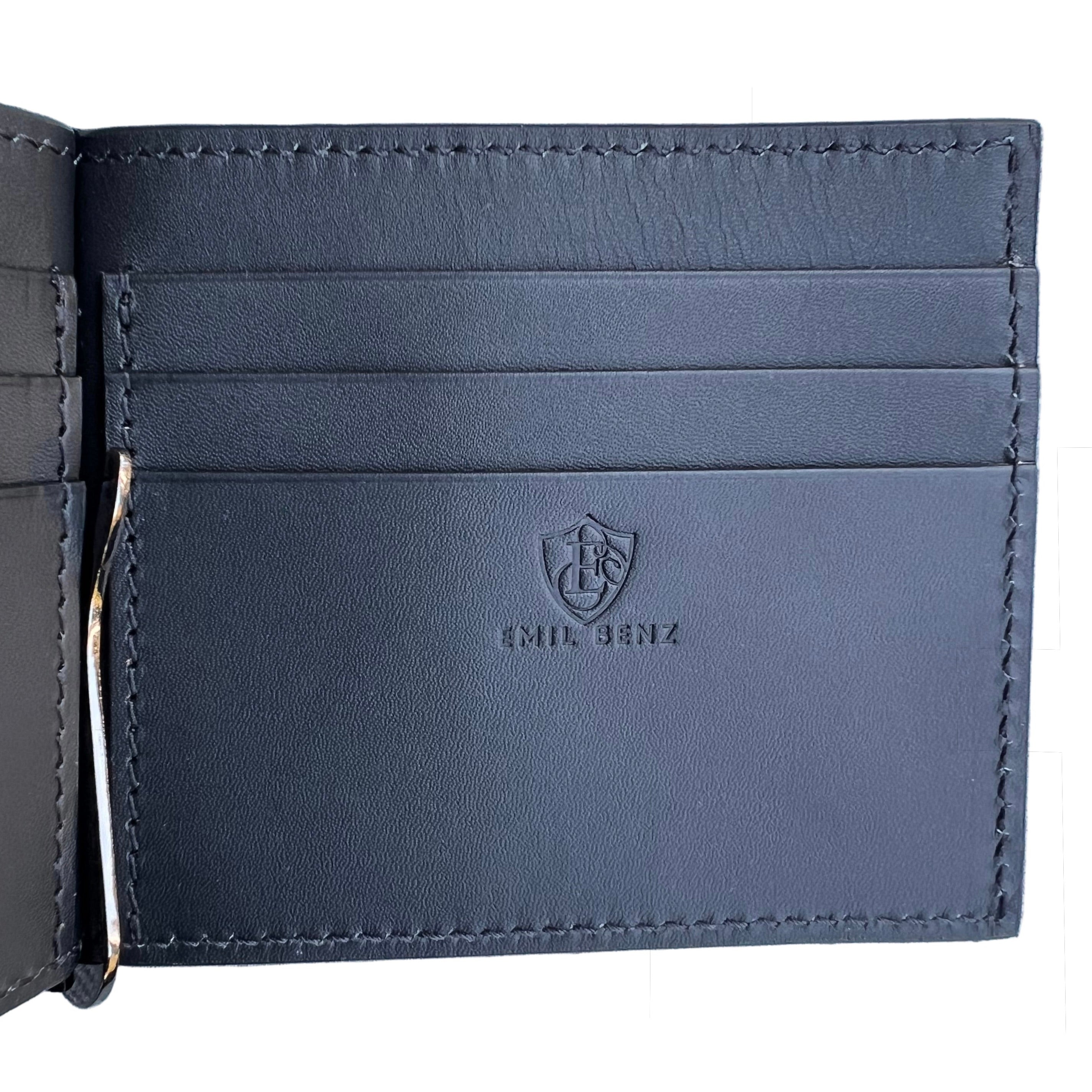 Saddle leather Wallet - Black